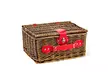 Wicker Picnic Basket Set - Picnic Hamper Set - Willow Picnic Tote - Image 4