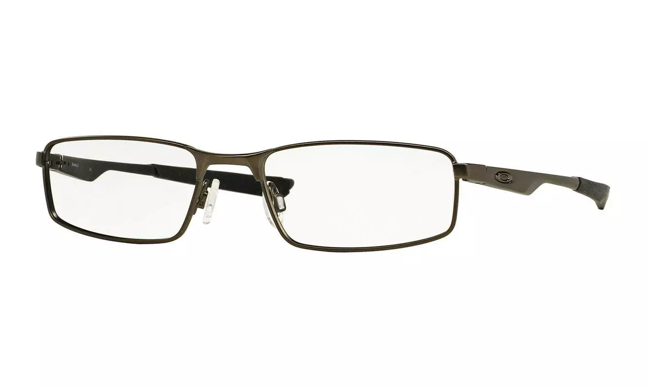 Oakley Socket 4.0 Men Eyeglasses Rectangular OX3033 12-014 Pewter Black / Demo - Primary Image