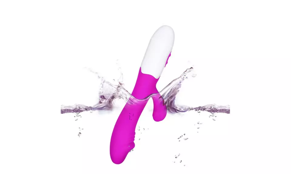 30 Vibrating Modes G-spot & Clitoris Stimulate Dildo Rabbit Vibrator - Second Medium