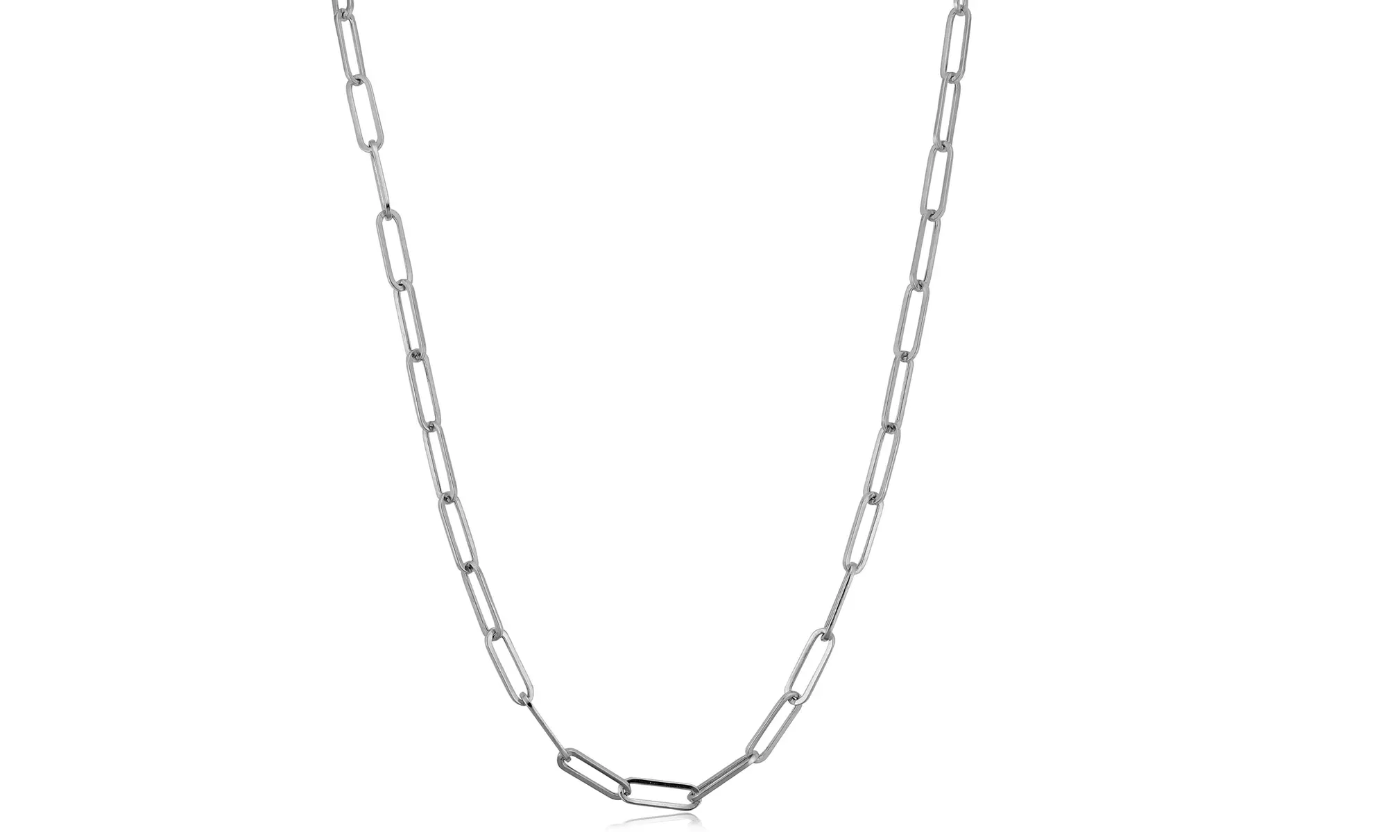 Sterling Silver Paper clip chain