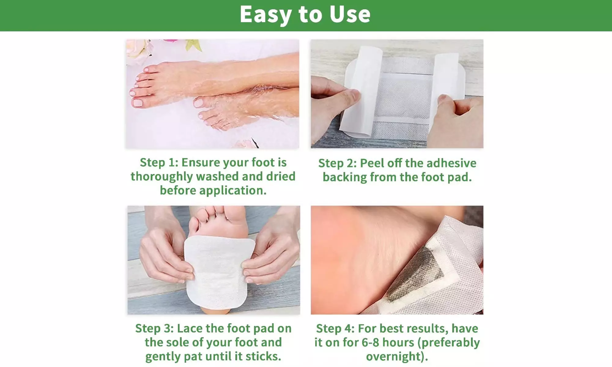Ginger Foot Pads Detox Foot Patches Slimming Patches for Deep Cleasing