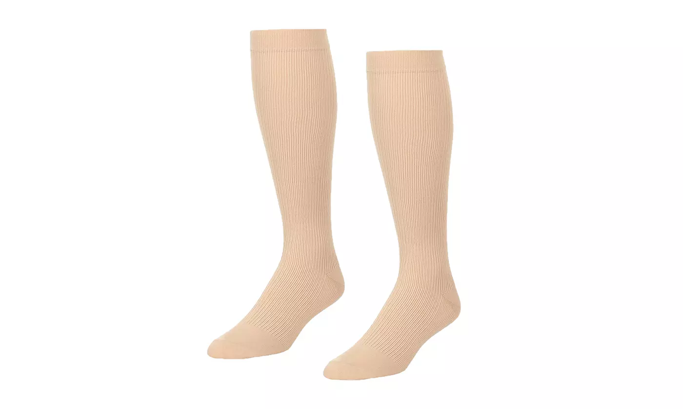 (3 Pairs) Compression Socks Stockings Graduated Support Mens Womens (S-XXL)