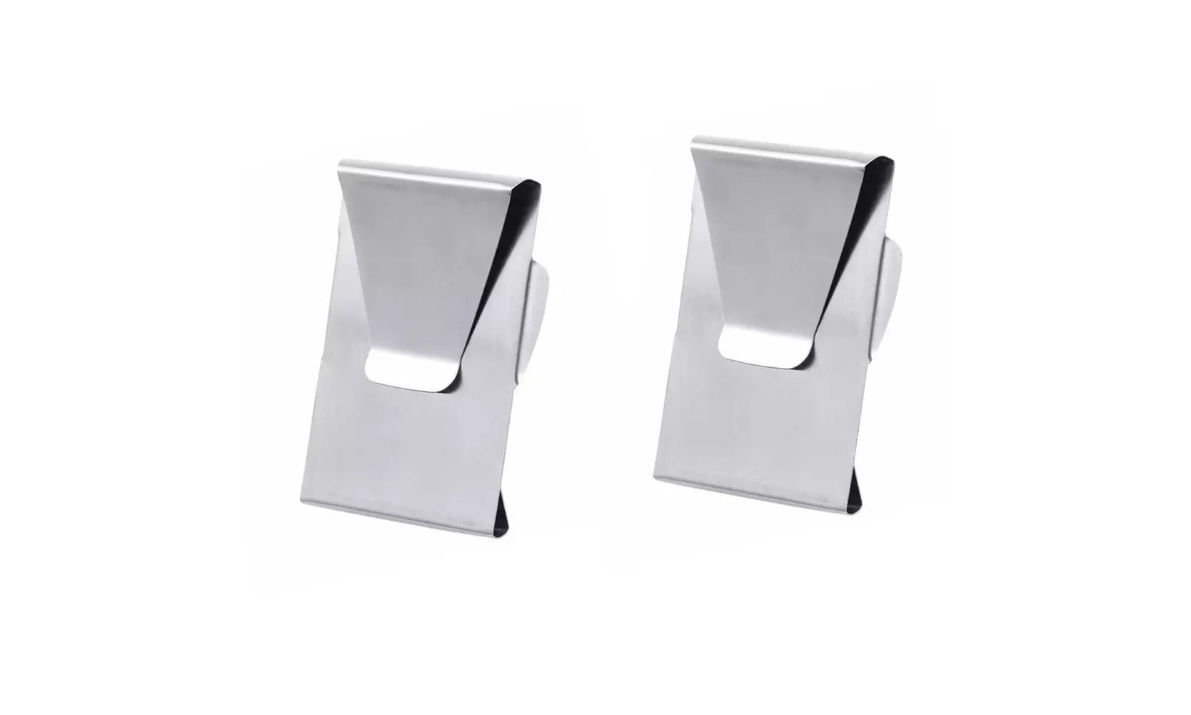 Slim Clip Double Sided Money Clip Wallet for Cash and Credit Cards ID Holder - Primary Image