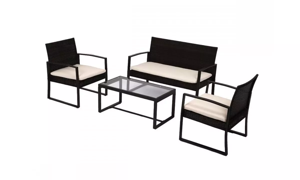 4 Pc Outdoor Patio Set - Primary Image