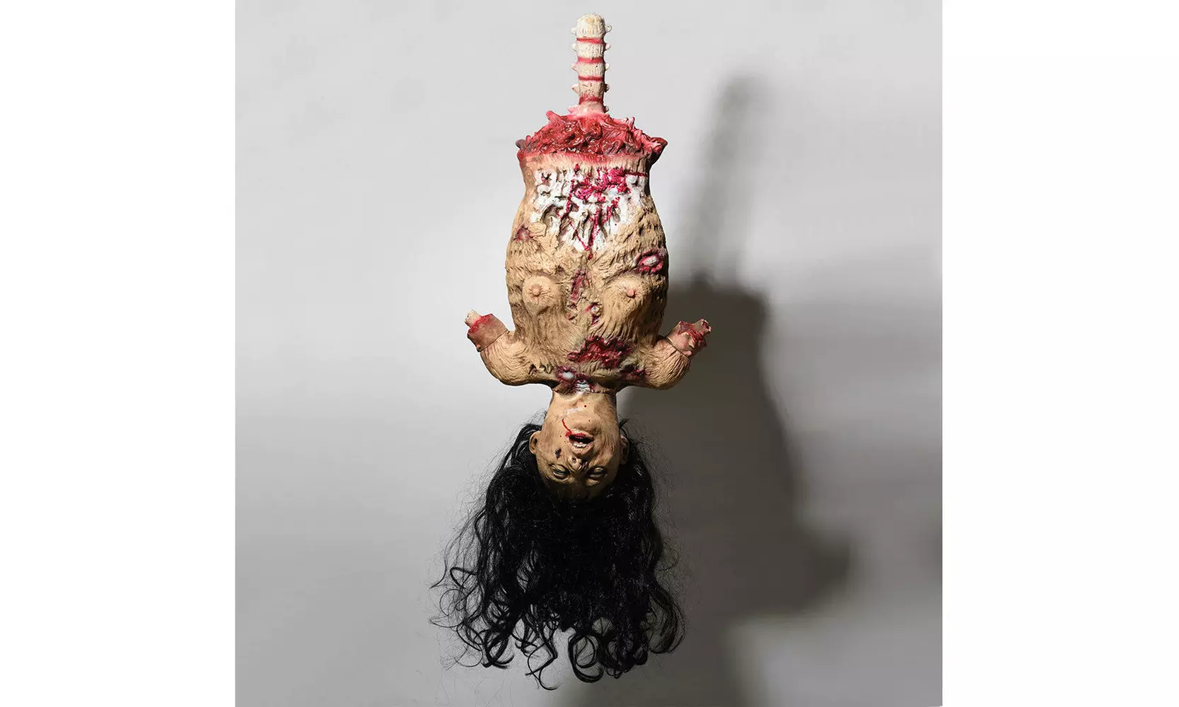Scary Halloween Prop Limbless Woman Corpse Hanging Haunted Severed House Party - Primary Image