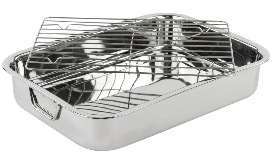 Stainless Steel Roasting Pan from Groupon Goods