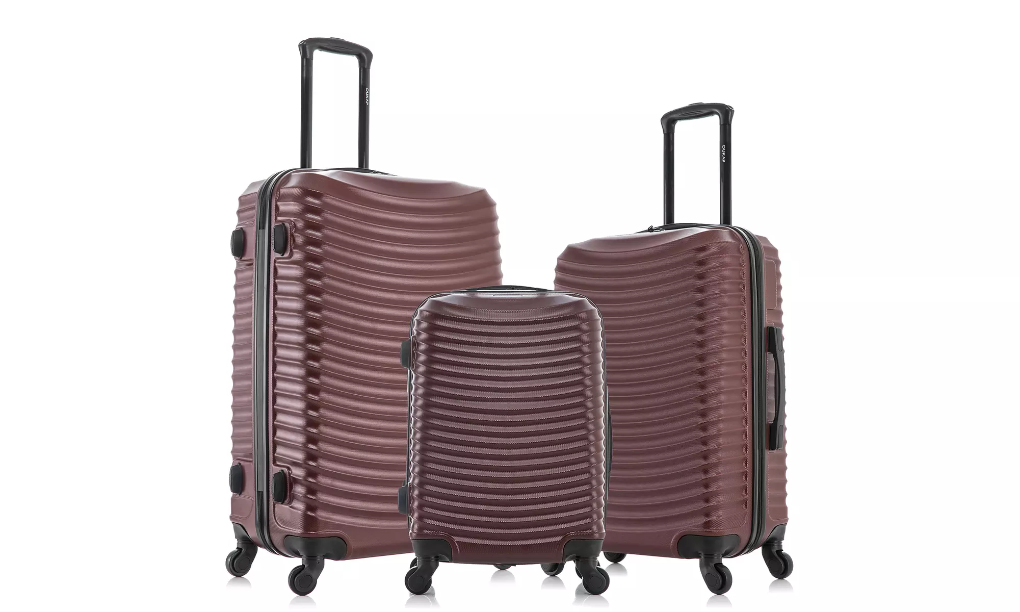 DUKAP Adly Lightweight Hardside Spinner 3 Piece Luggage Set 20"/24"/28"