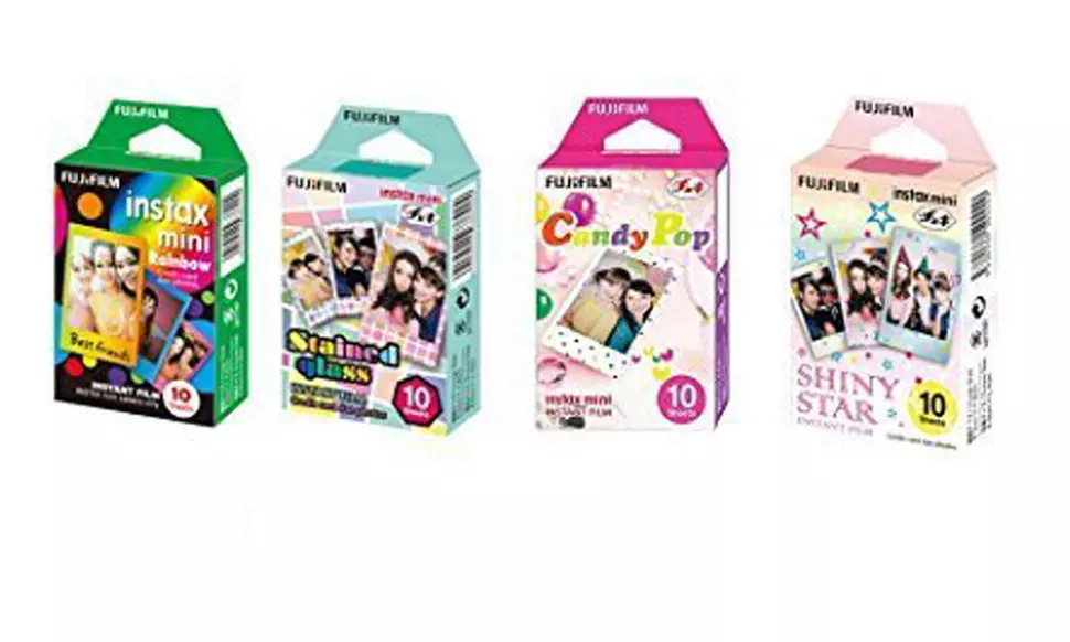 Fujifilm Instax Mini Instant Film-10 Sheets X 4 Assort Value Set (40 exposures) - Primary Image