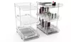 Two-Pack NewHome 3-Tier Clear Bathroom Organizer with Pull-Out Drawers