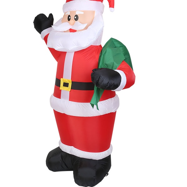 solar powered inflatable santa