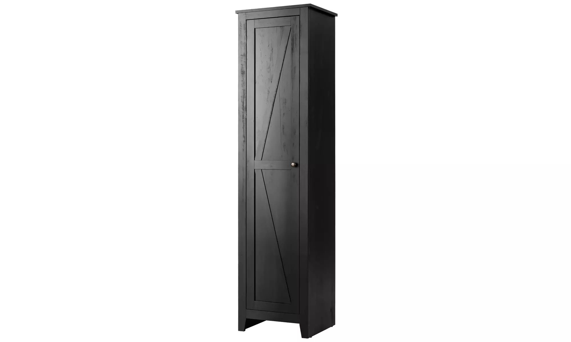 Costway Linen Tower Bathroom Storage Cabinet Tall Slim Side Organizer w/ Shelf - Primary Image