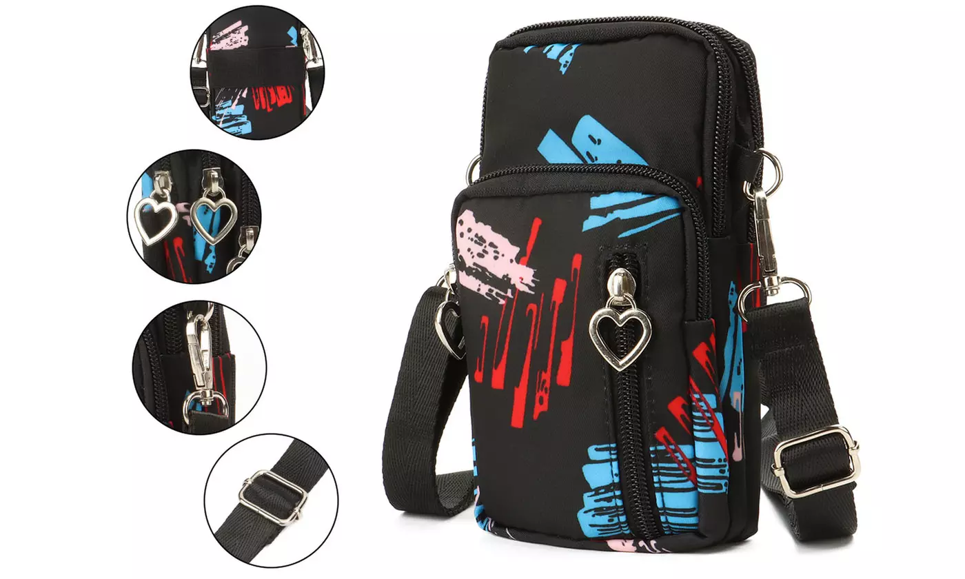 Small Cell Phone Purse  Bag Cross Body Wristlets Strap Wallet Pouch