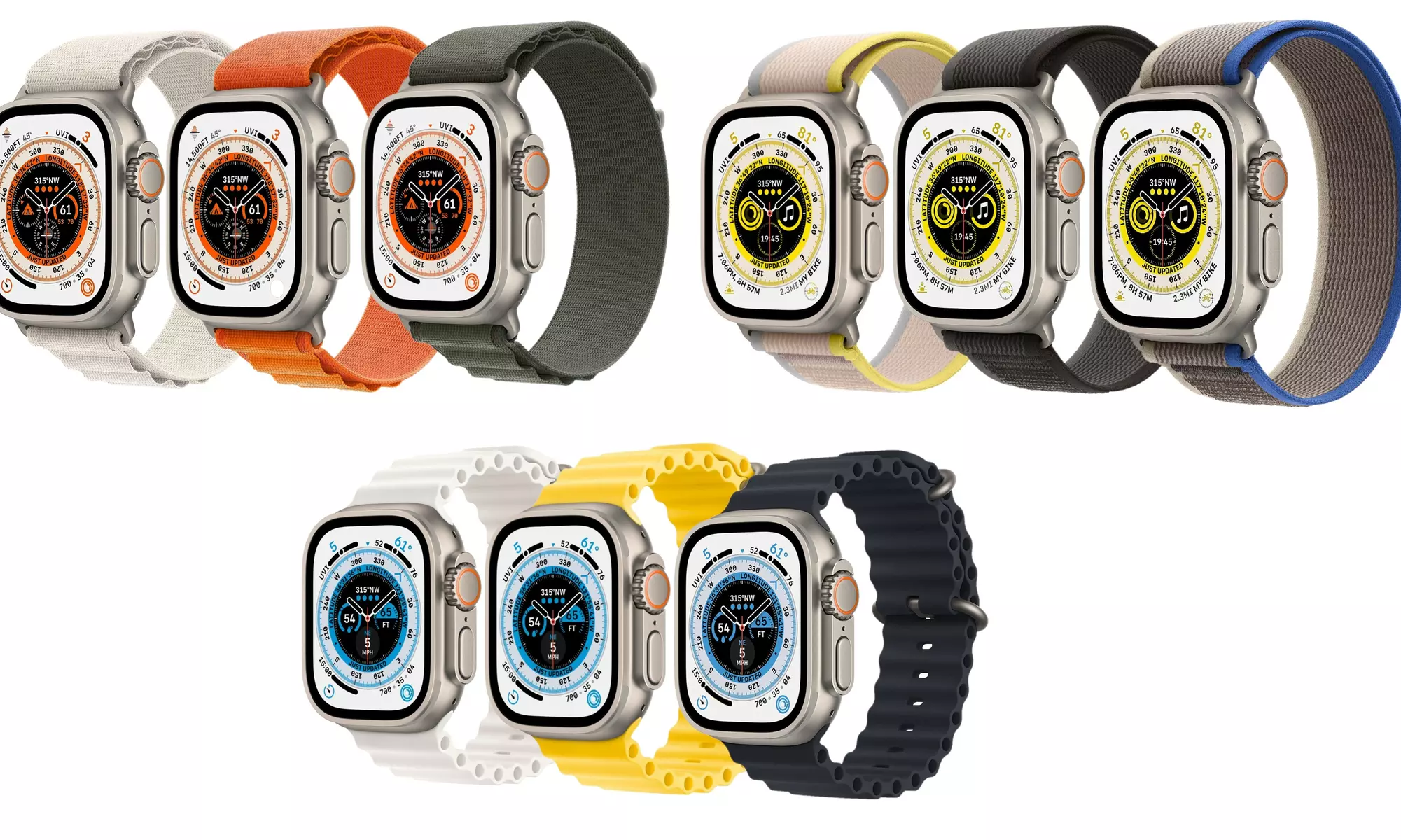 Apple Watch Ultra, Rugged 49mm Titanium Case with Custom Action Button (Refurbished) - Primary Image
