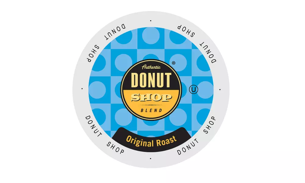 Authentic Donut Shop Blend Original Roast Coffee Single Serve Cups 48 or 96 Ct - Primary Image