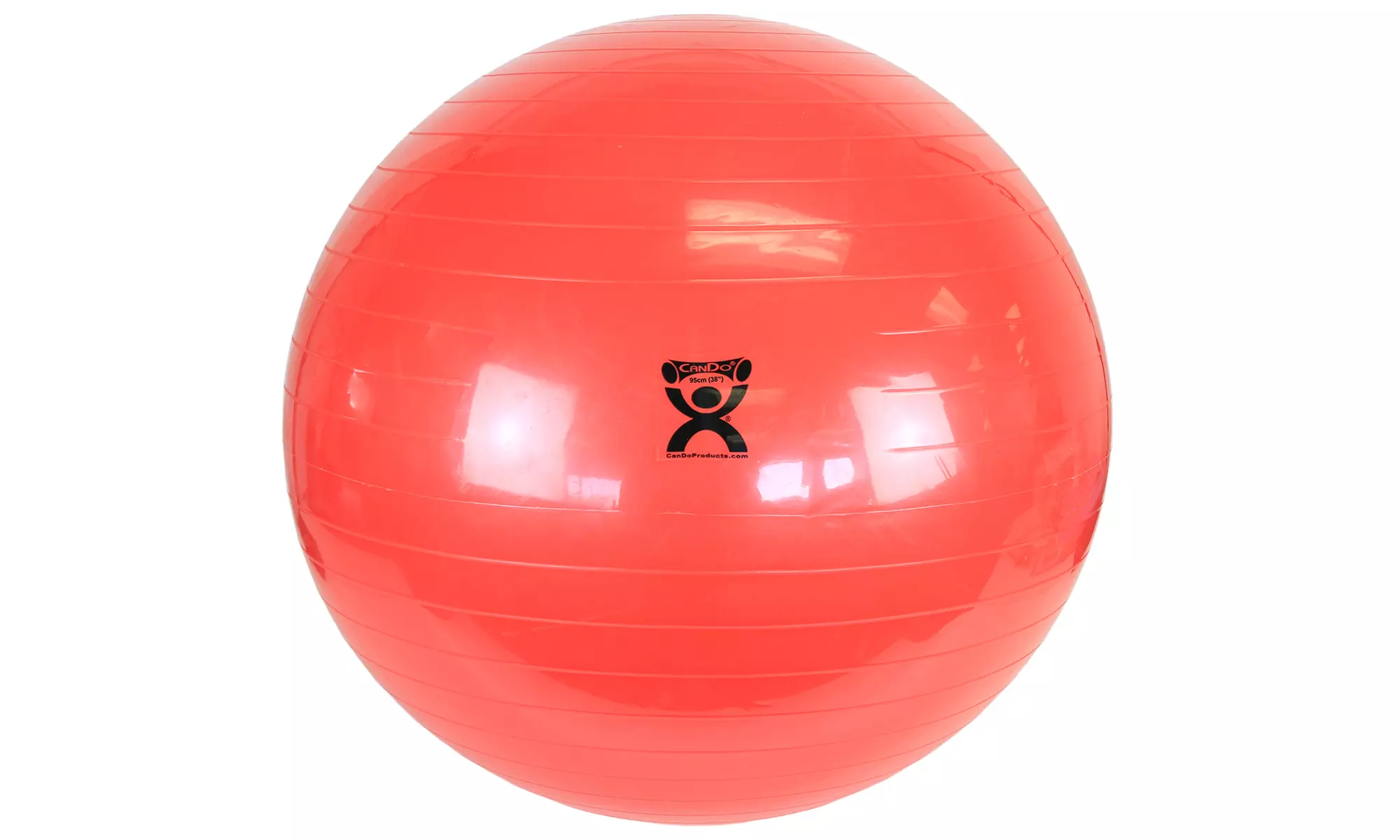 CanDo Inflatable Exercise Ball - Red - 38"  - Primary Image