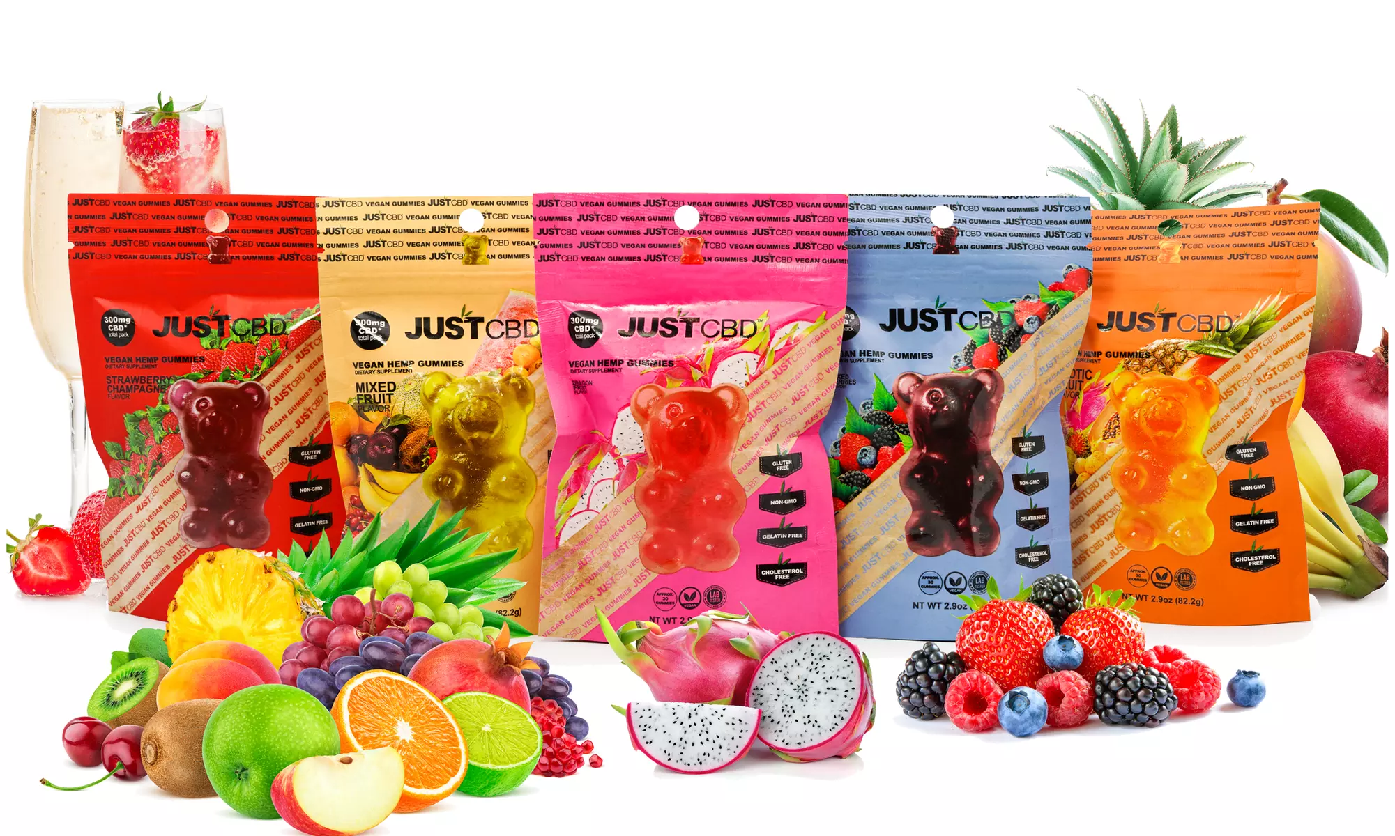 JustCBD Vegan CBD Gummies - Primary Image