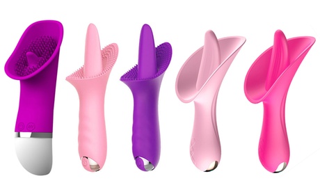 Powerful Multi Modes Silicone Waterproof G Spot Clitoral Stimulation Vibrator Pink Type B