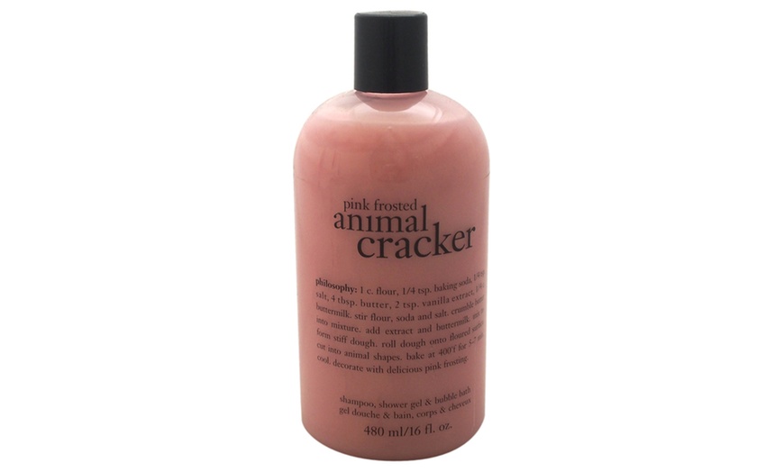 Philosophy Pink Frosted Animal Cracker Shampoo Bath & Shower Gel 16 Oz ...