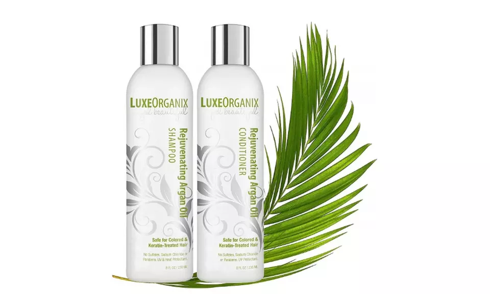  LuxeOrganix Moroccan Argan Oil Shampoo and Conditioner - Primary Image