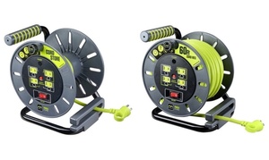 Masterplug Extension Cord Reels and Accessories -3' Reel, 30', 40', 60', or 80' 