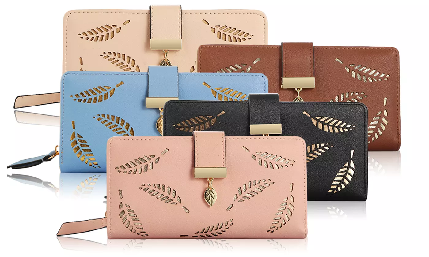 iMounTEK Women's Leather Wallet Purse Phone Clutch Case Credit Card Holder - Primary Image