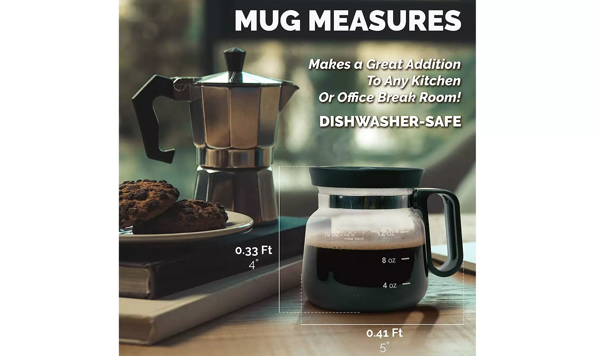 Coffee Pot Mug 16 oz novelty mug for home and office - Second Medium