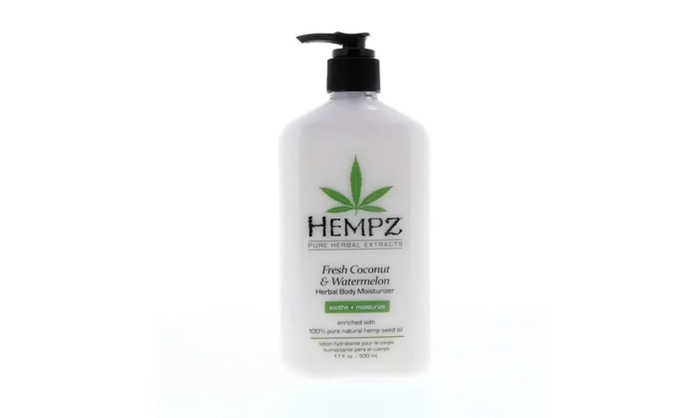 Hempz Herbal Body Moisturizer Pearl White, Fresh Coconut & Watermelon 17 Fl. Oz. - Second Medium