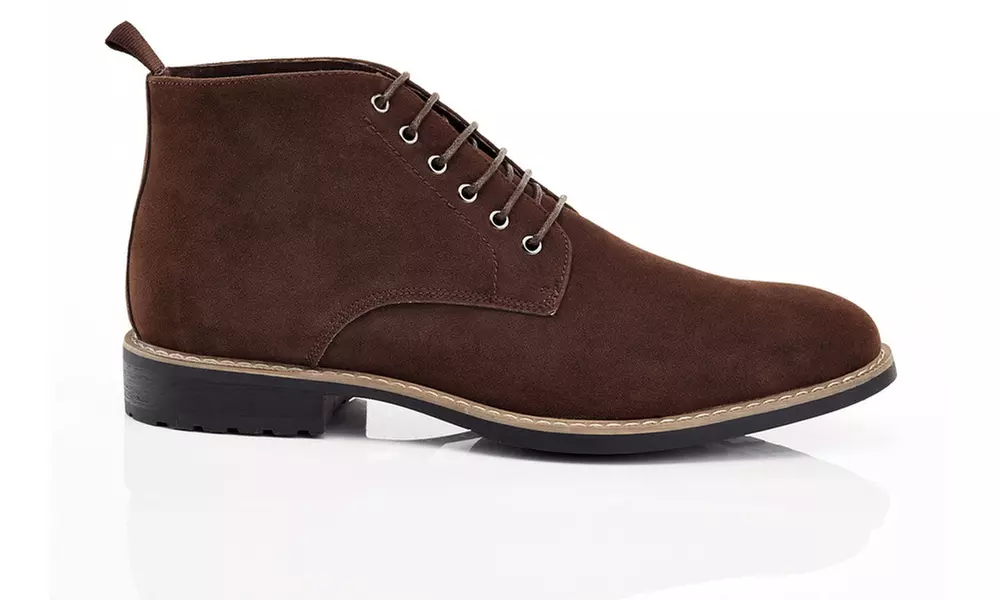 Adolfo Keith Men's Microsuede Chukka Boots 