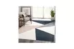 Abani Rugs Deco DEC140A Cream Grey Minimalist Geometric Area Rug - Second Medium