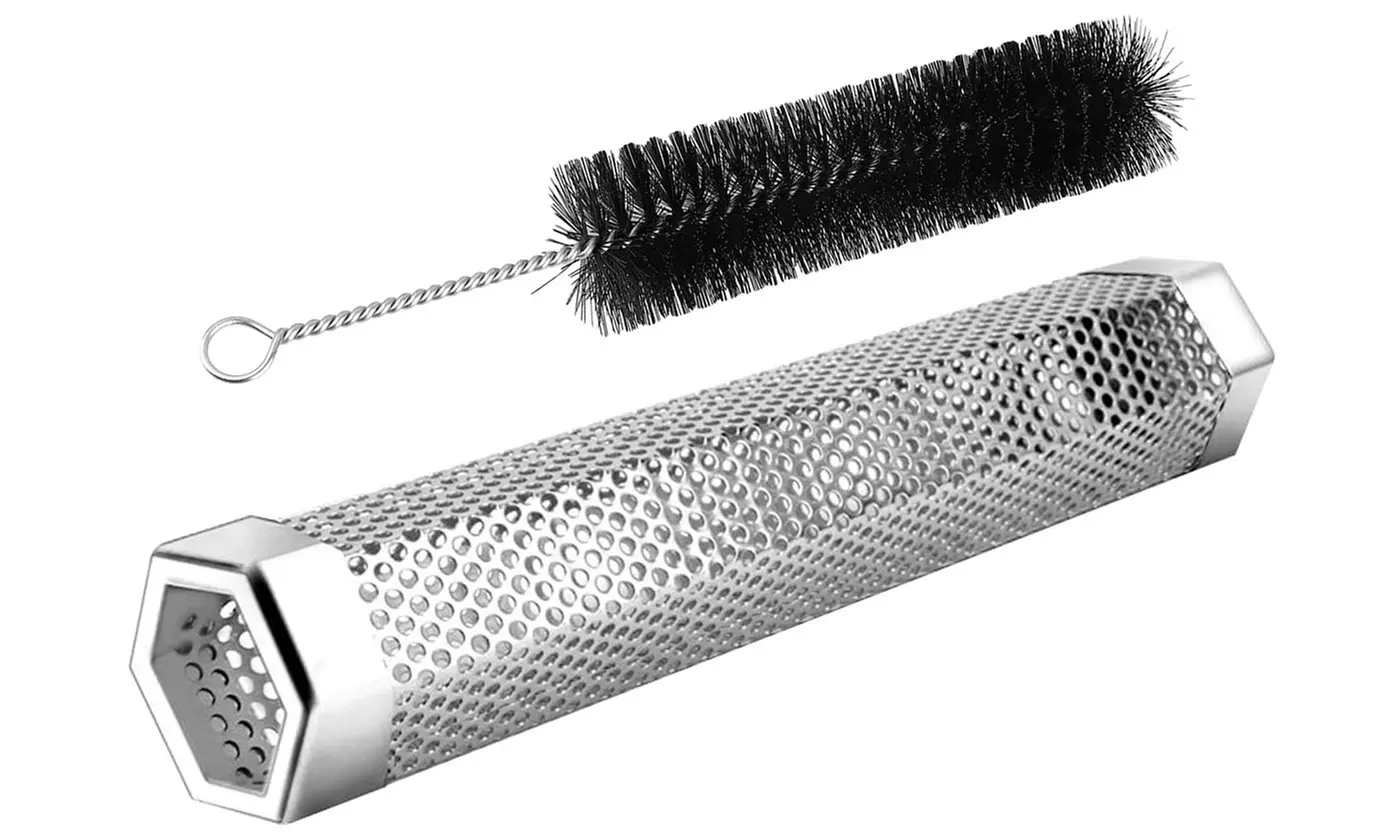 iMounTEK Pellet Smoker Tube, 12", Stainless Steel, BBQ Grill Smoker Tube Pipe - Primary Image