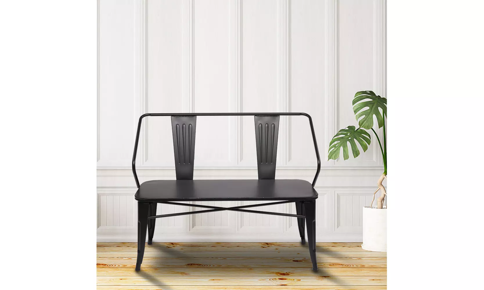 Outdoor Chair Pure Iron Industrial Wind Bench