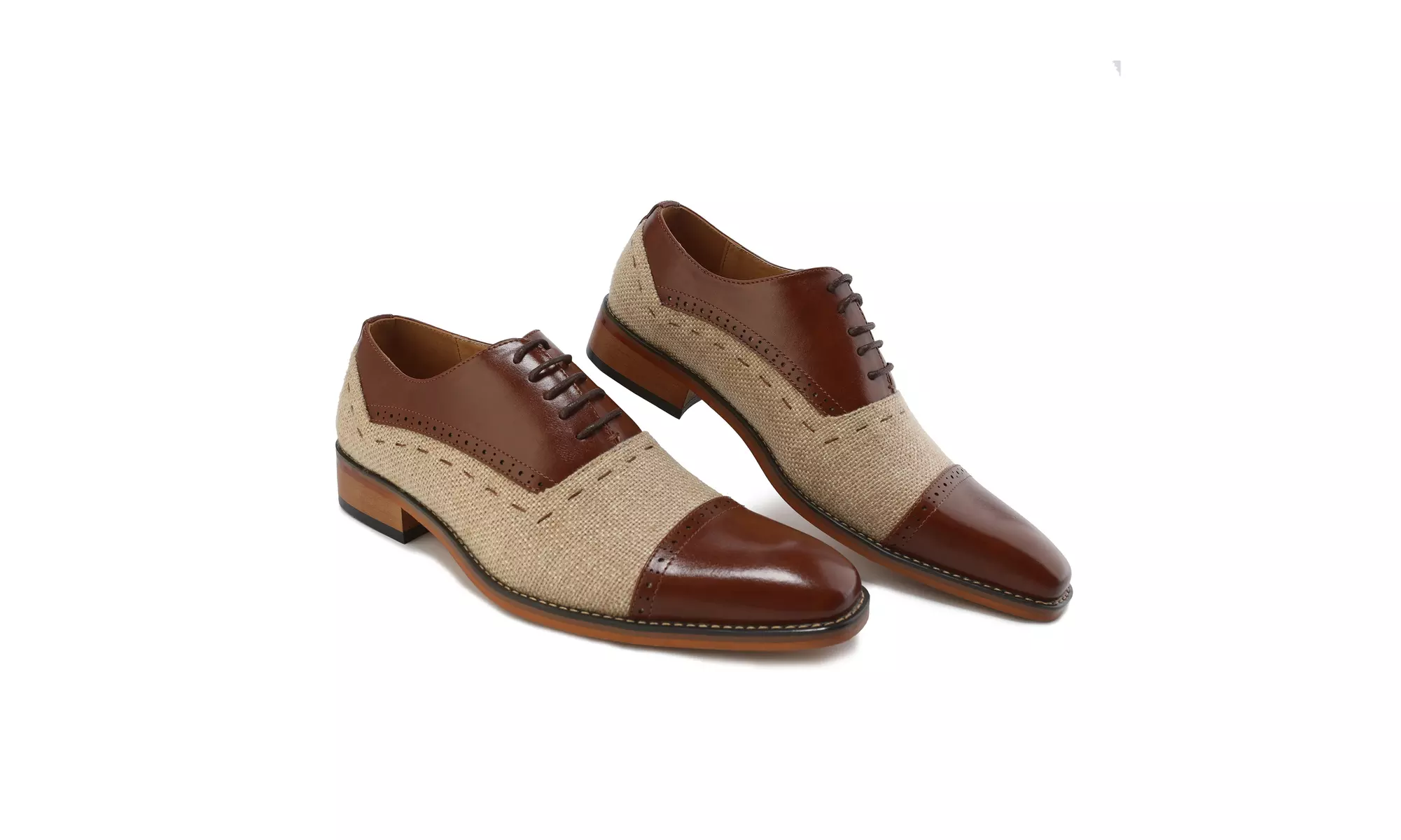 Gino Vitale Lace-Up Cap Toe Oxford