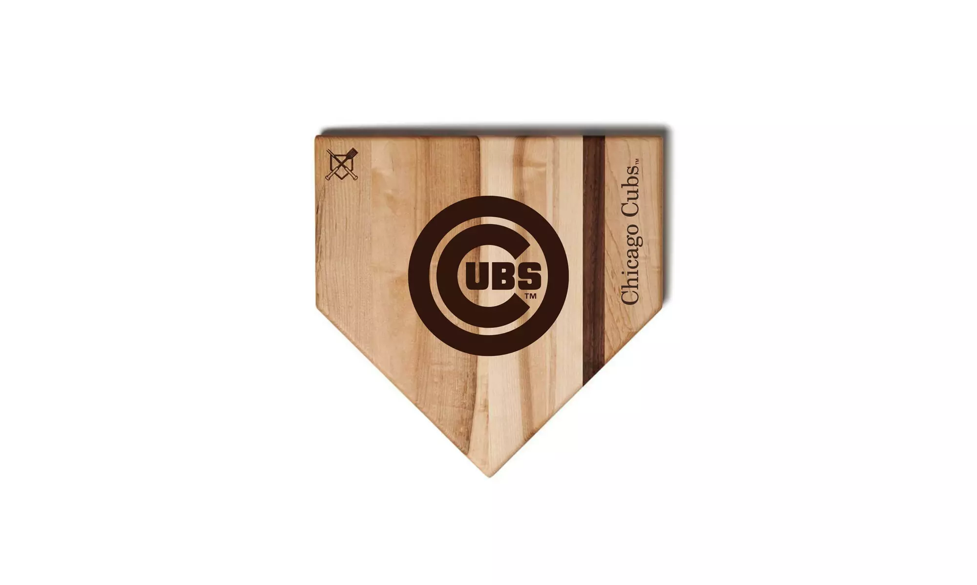 MLB 12-Inch or 17-inch Wooden Home Plate Cutting Board
