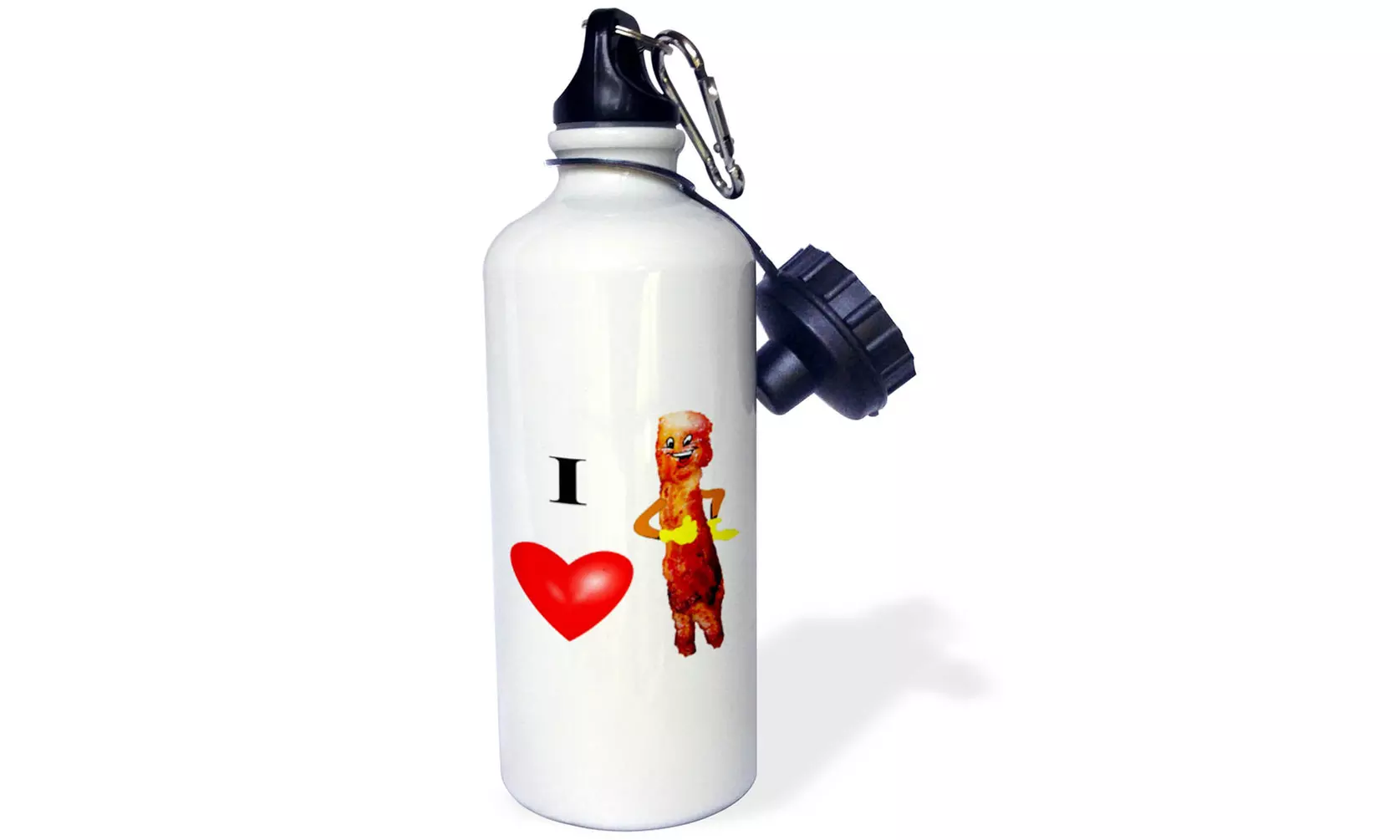  Water Bottle - I Love Bacon - 21oz  - Primary Image