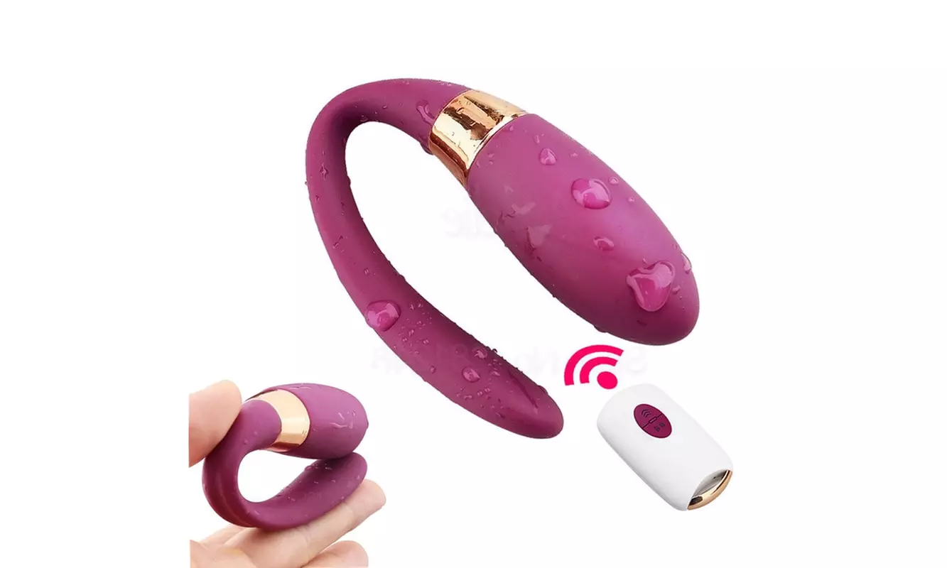 Remote Control Strapon Double Head Dildo Clitoris Clit G-spot Vibrator - Primary Image