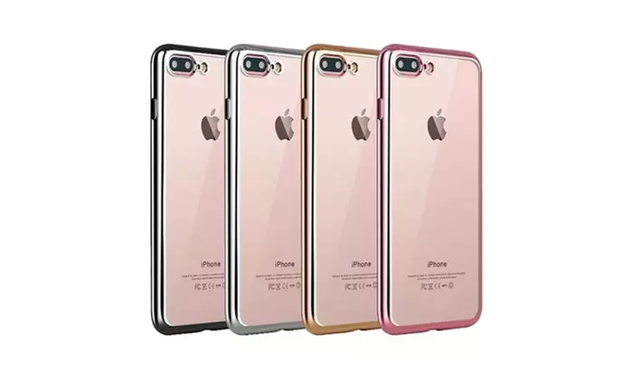 Ultra-thin Clear Soft TPU Cover Case for Apple iPhone 7/ iPhone 8 Plus - Primary Image