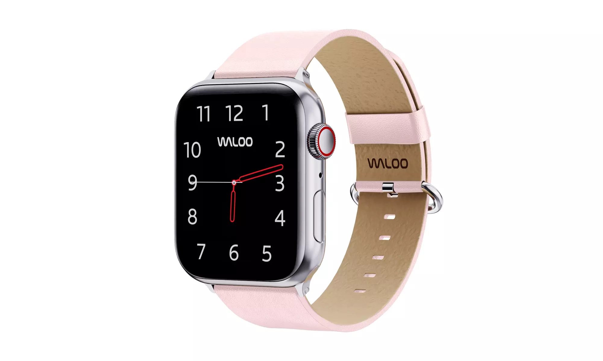 Waloo Leather & Metal Replacement Bands for Apple Watch - All Series