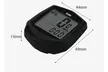 Bike Waterproof Wired Multifunctional Bicycle LCD Computer Speedometer Cycling - Second Medium