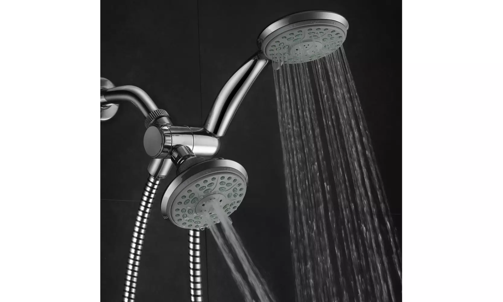 HotelSpa 24-Setting Chrome Hand Shower and Shower Head Combo - Second Medium