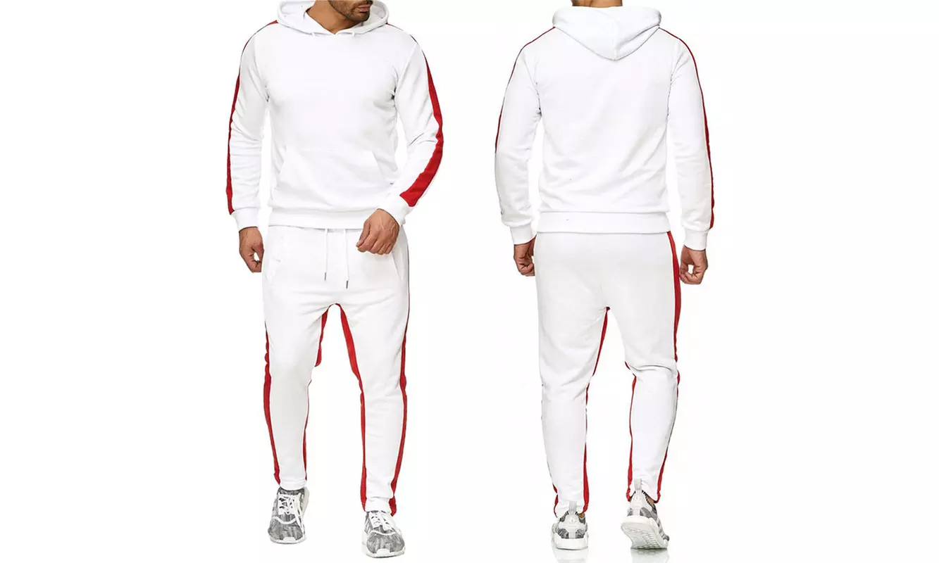Men Tracksuits Sweatsuits Hoodies  Jogging Suits Workout Casual Sports suits - Primary Image