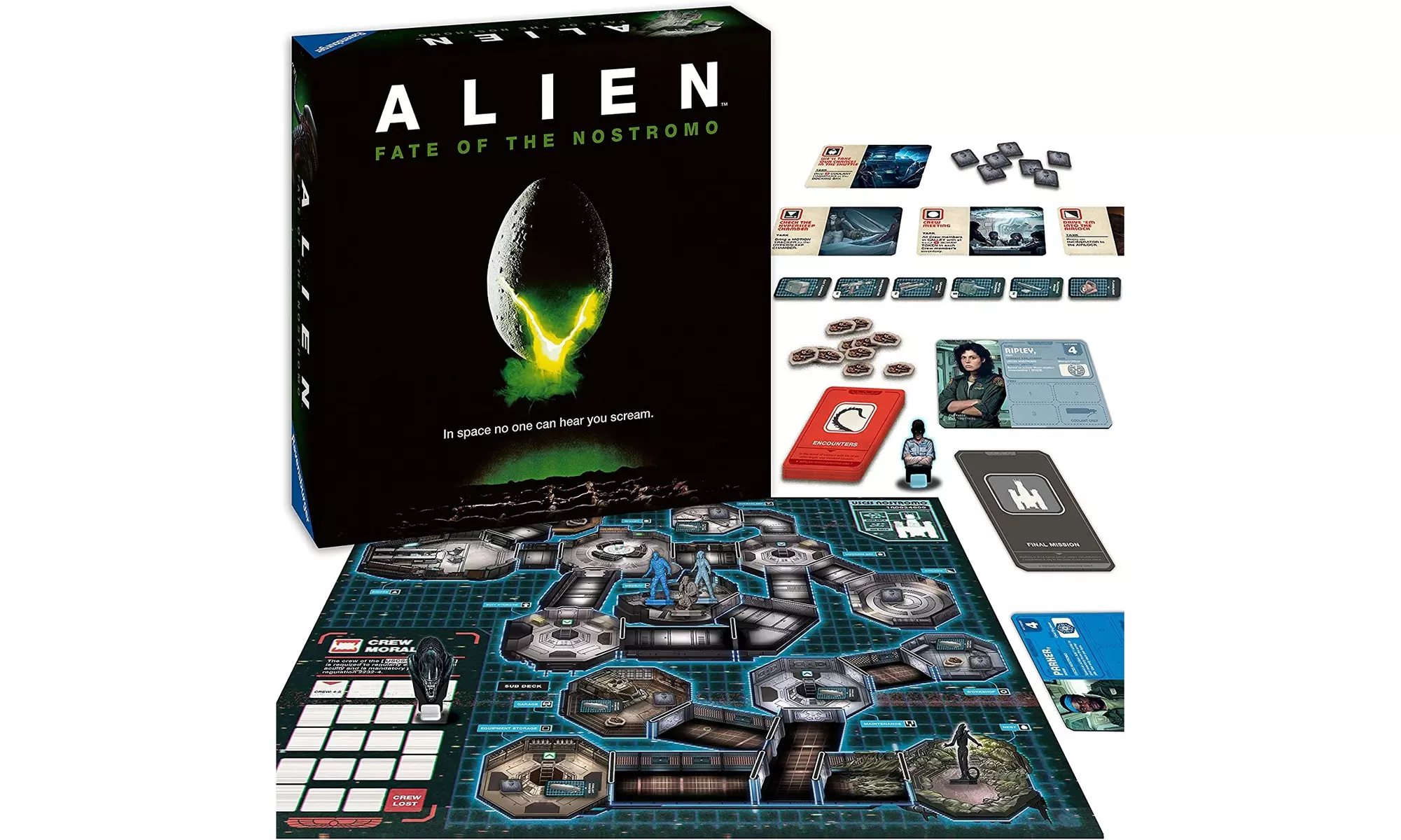 Ravensburger Alien: Fate of The Nostromo Board Game for Ages 10 & Up - Primary Image