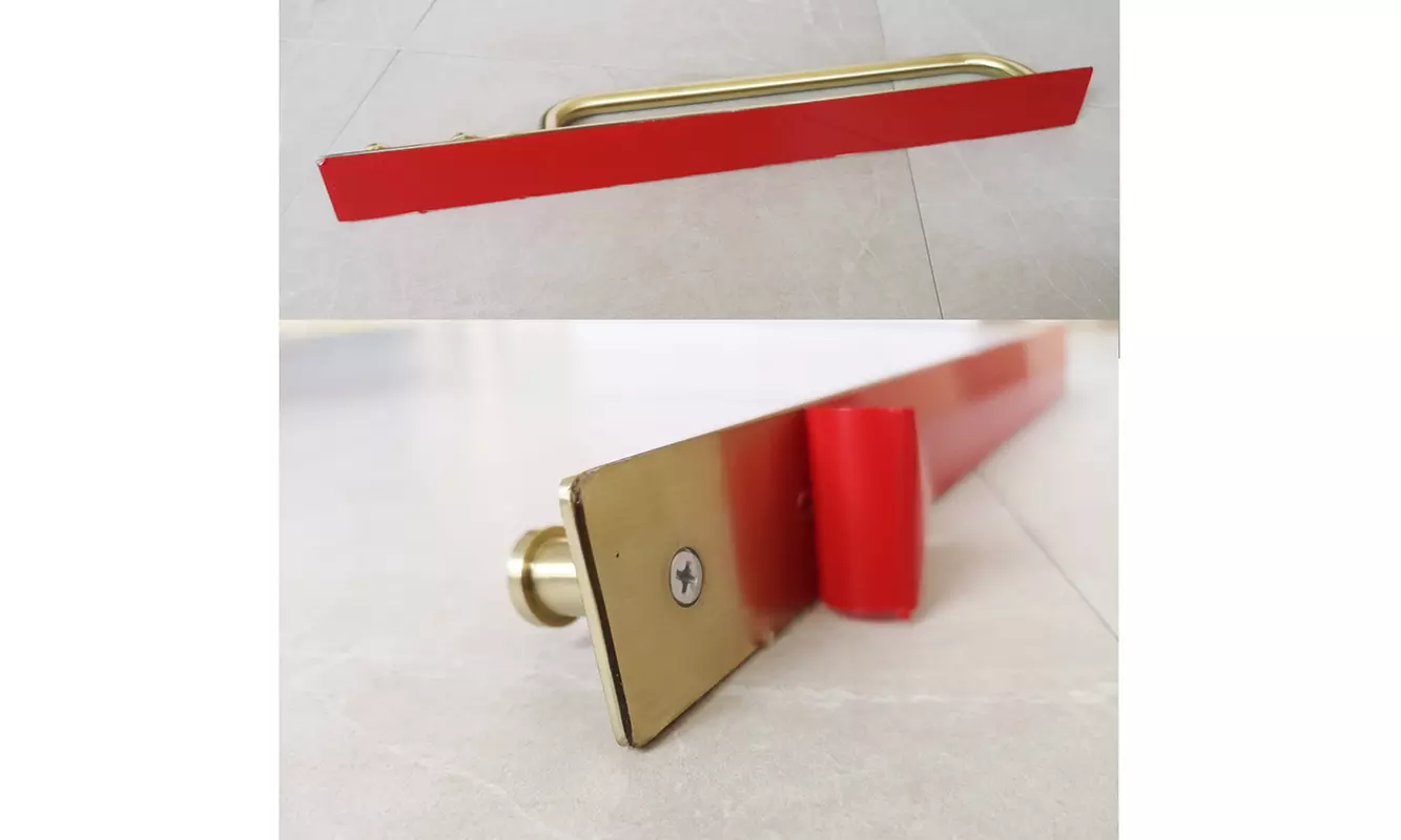 Strong Viscosity Adhesive Bright Polishing Towel Bar Holder Rack Robe 