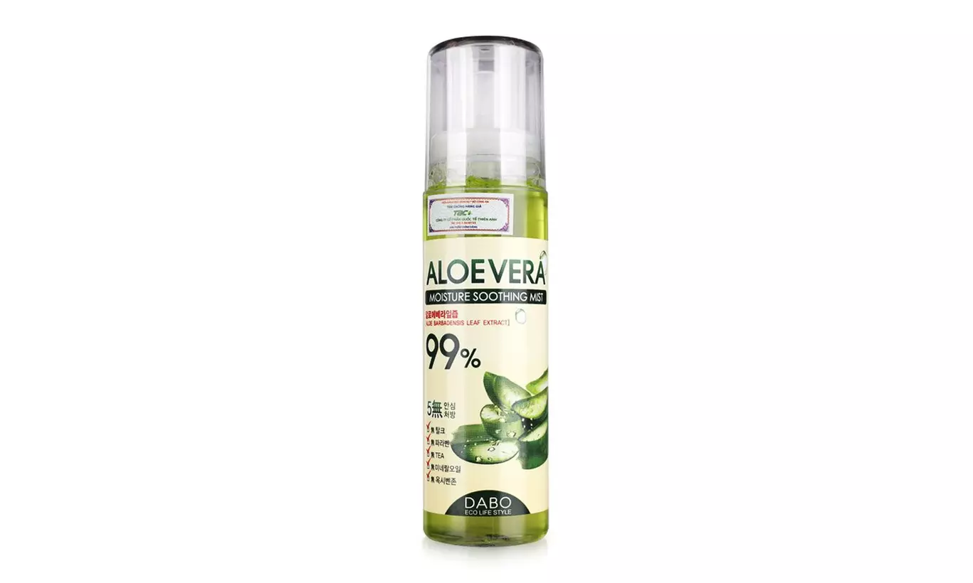 Aloe Vera Moisture Soothing Mist, 99% Aloe Leaf Extract, 3.4 oz - Image 2