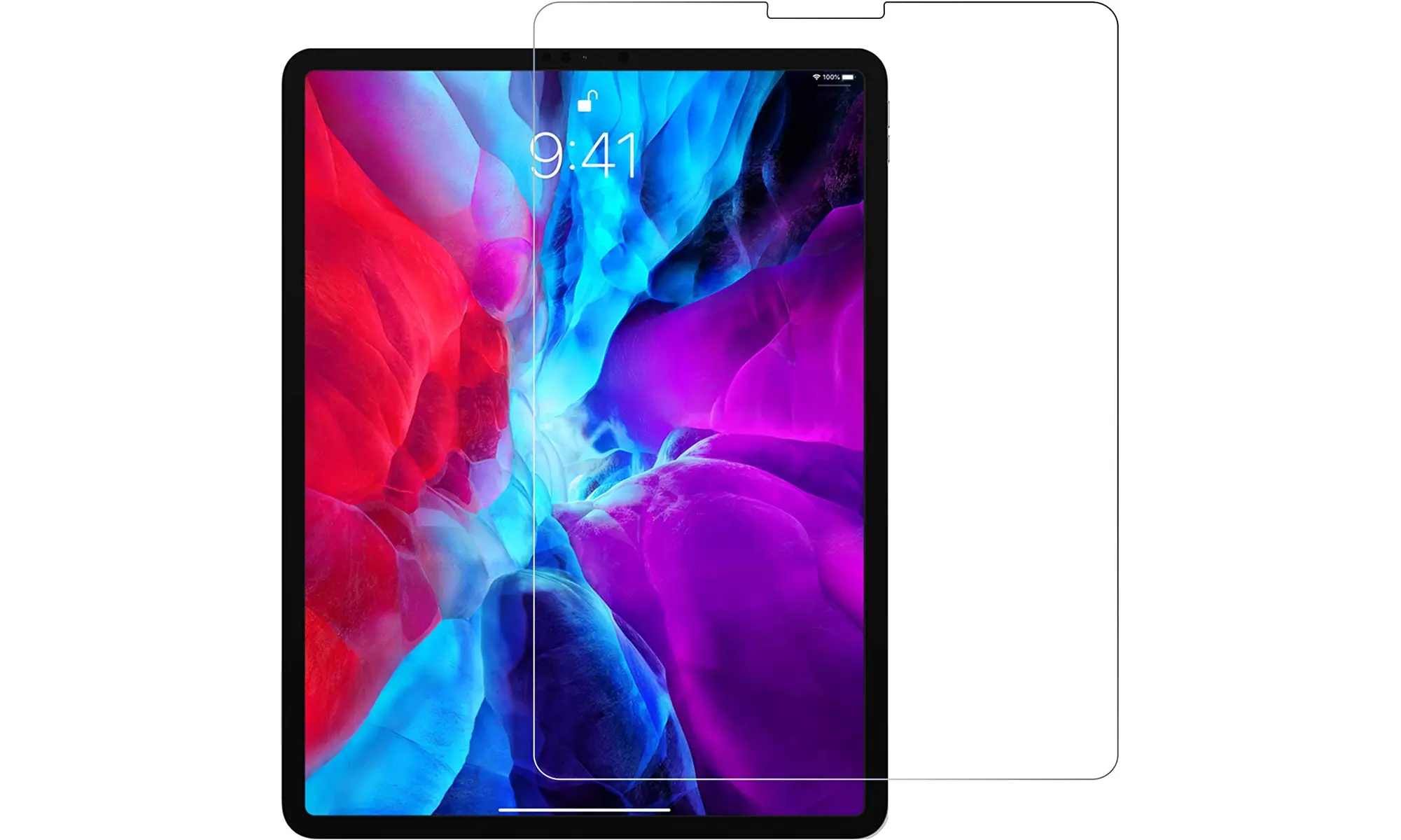 For iPad Pro 12.9 2022/2021/2020 (6th/5th/4th Generation) Glass Screen Protector