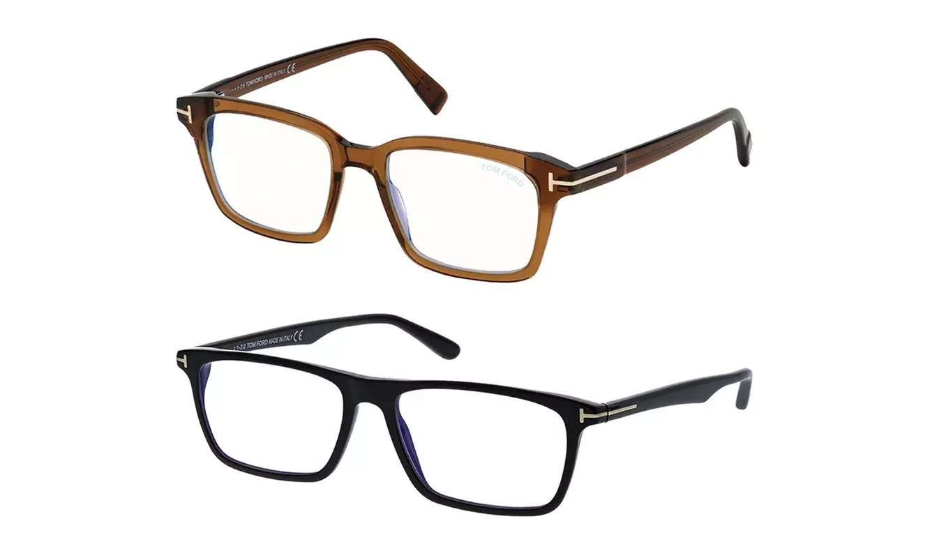 Tom Ford Optical Blue Block Men's Eyeglasses - Primary Image