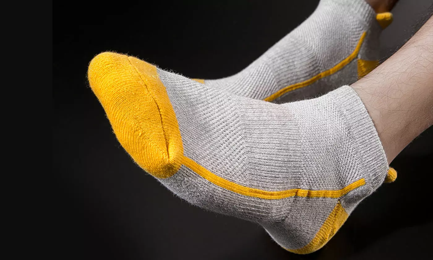 4 Pairs Mens Athletic Low Cut Ankle Tab Socks Mesh Cushioned Breathable Running