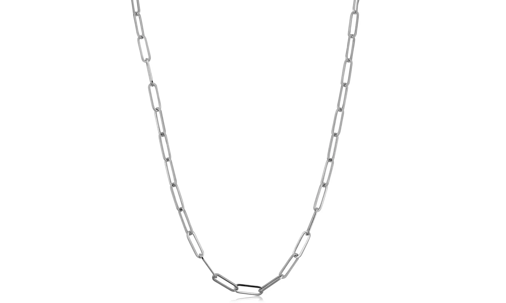 Sterling Silver Paper clip chain