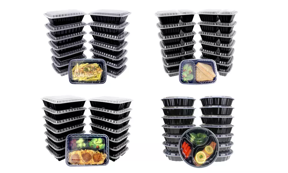 Closeout: Meal Prep Lunch Box Set with Lids (30-Piece) - Primary Image