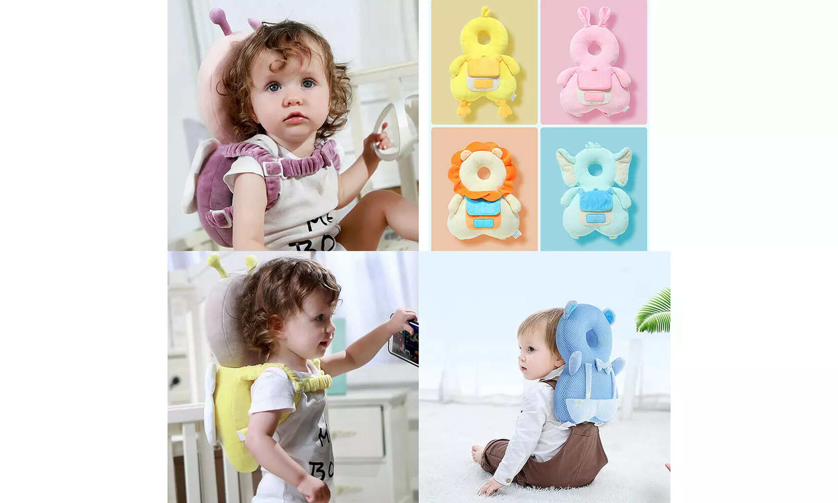 Head Safety Protector Pad Baby Toddler Walker Infant Talking Backpack Cushion - Primary Image