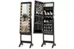 Costway Full-Length LED Mirror Jewelry Cabinet with 20 LED Lights - Second Medium